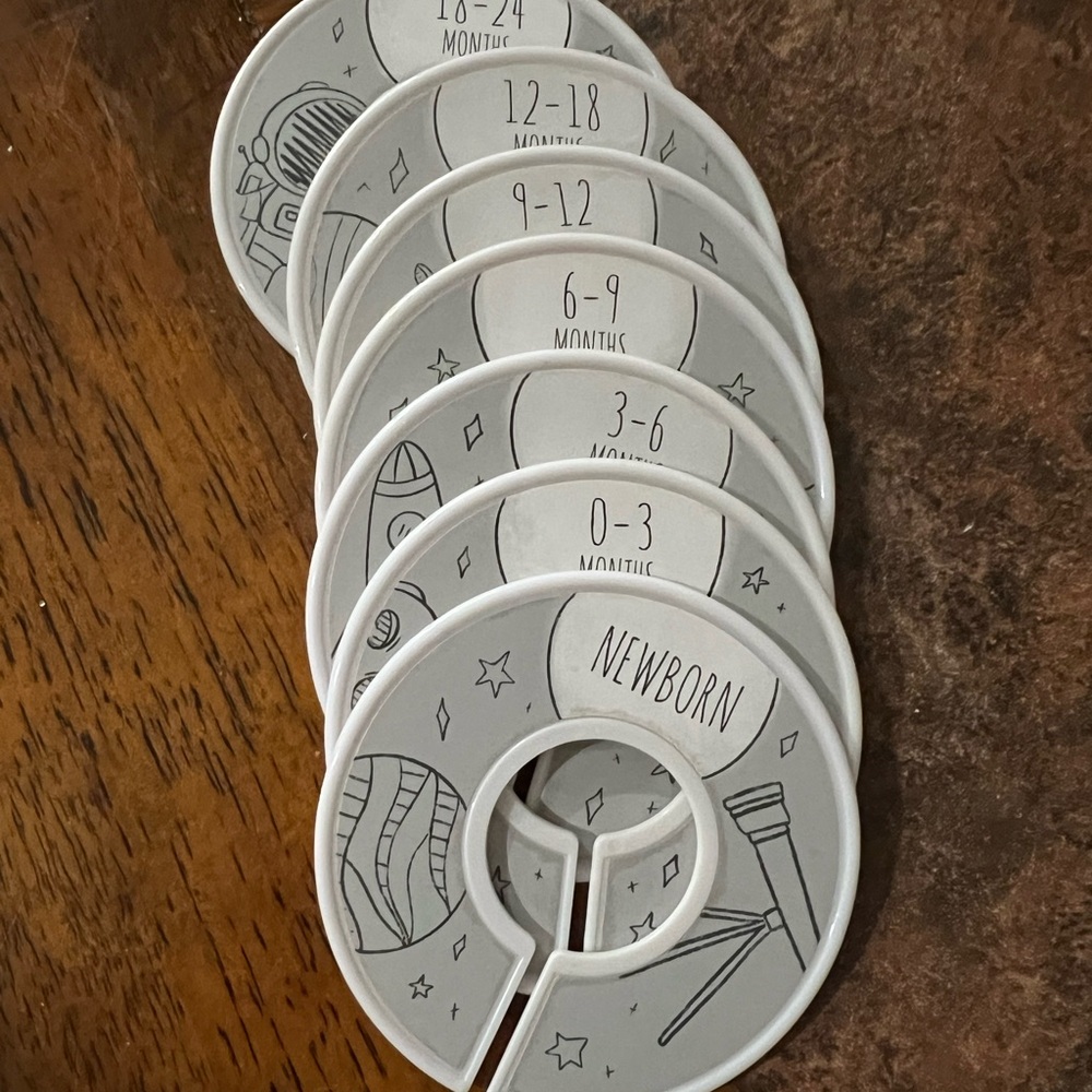 Gray Baby Closet Dividers